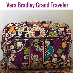 Vera Bradley Weekender Bag Plum Crazy